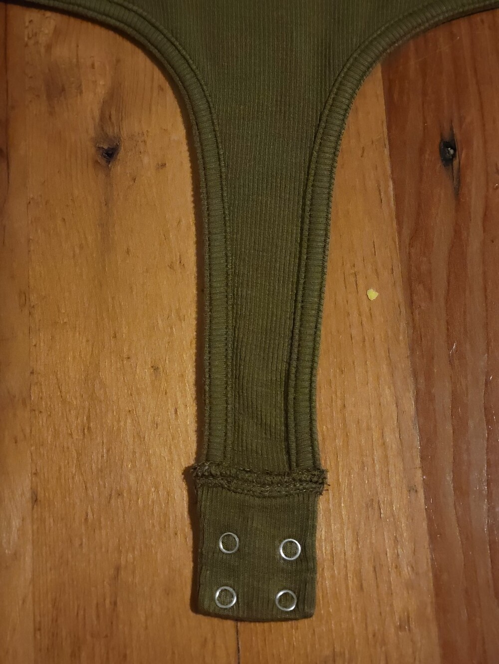 ALL SAINTS Ribbed Racerback Norma Bodysuit, Olive - Picture 7 of 9